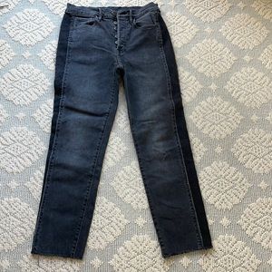 3x1 black denim jeans size 26